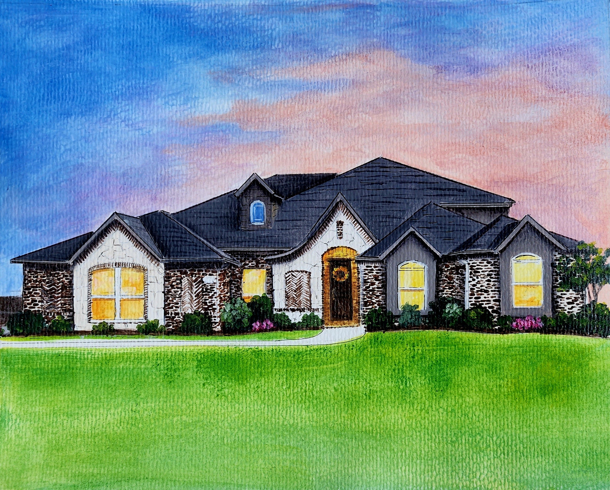 Home Portraits on Paper