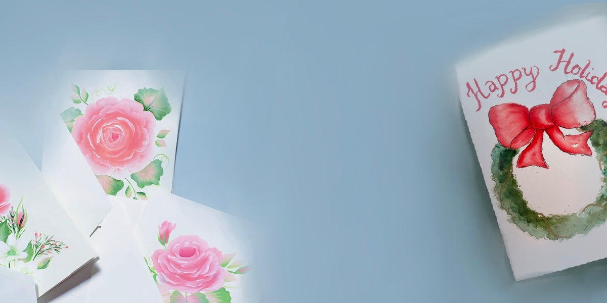 Hand Painted Greeting Cards