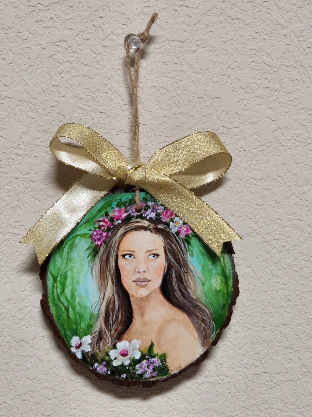 Painted Portrait ornament-1