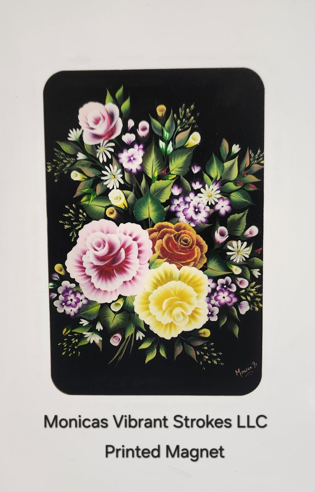 Coloful beauties -Printed magnet