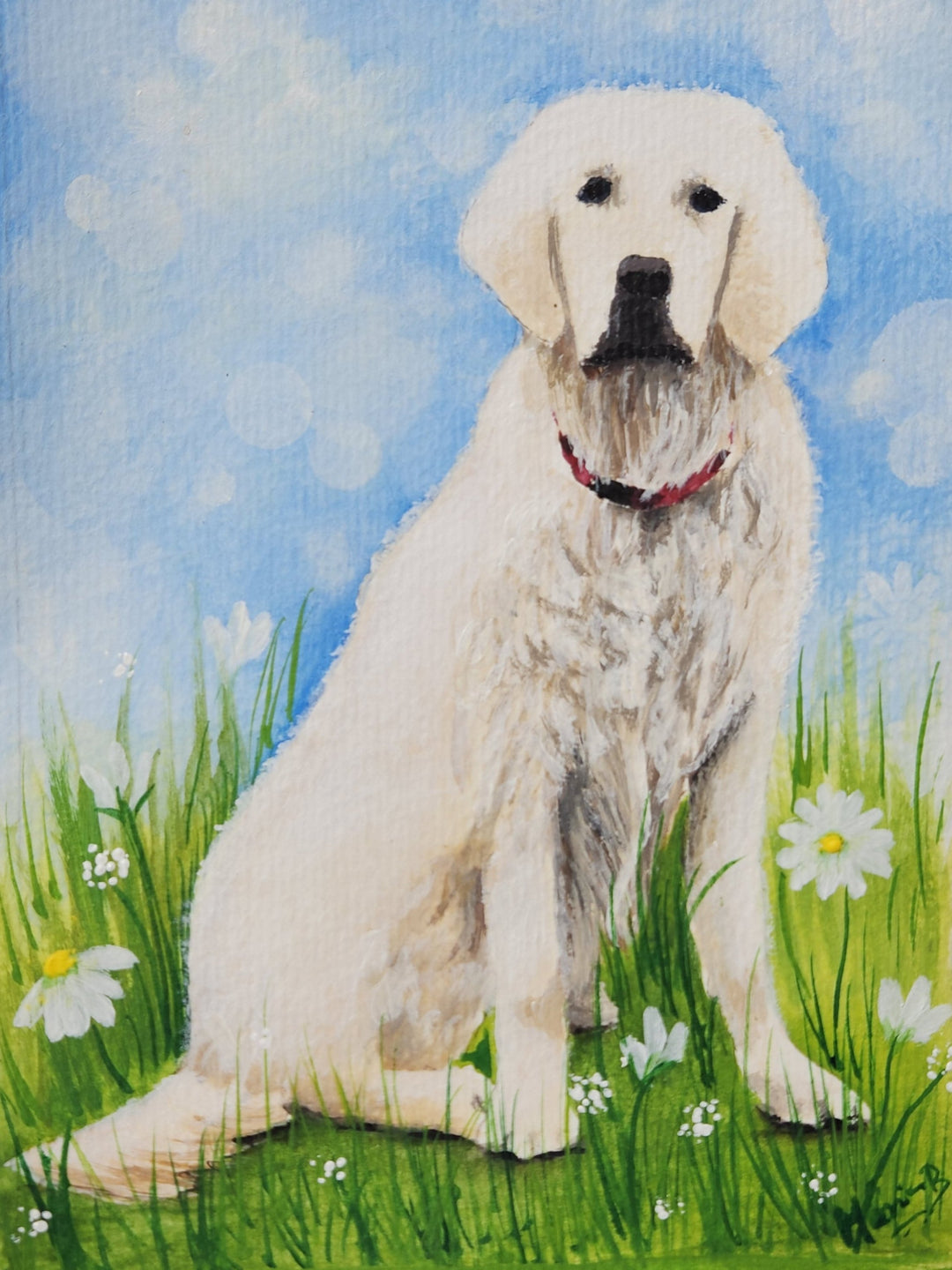 Pet portrait painting 1