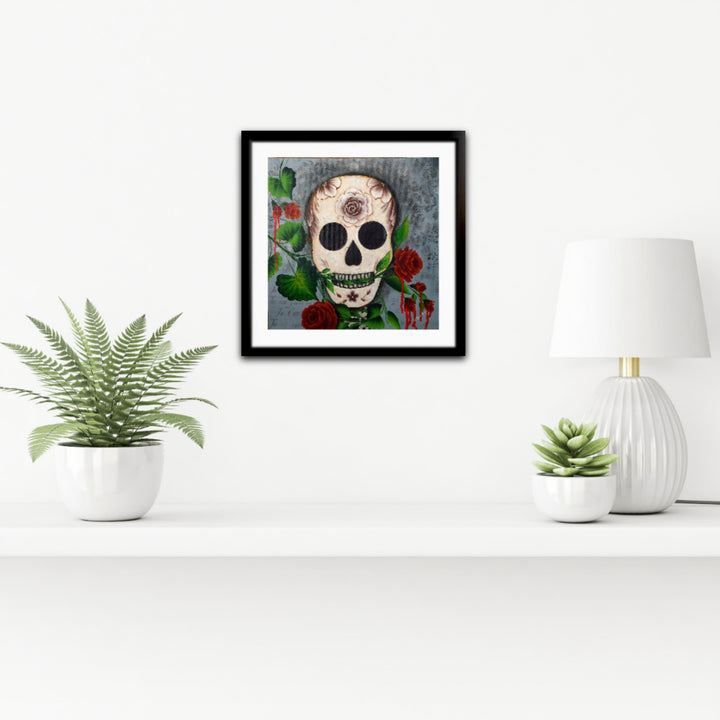 Love After Death -Sugar skull print of the award winning painting