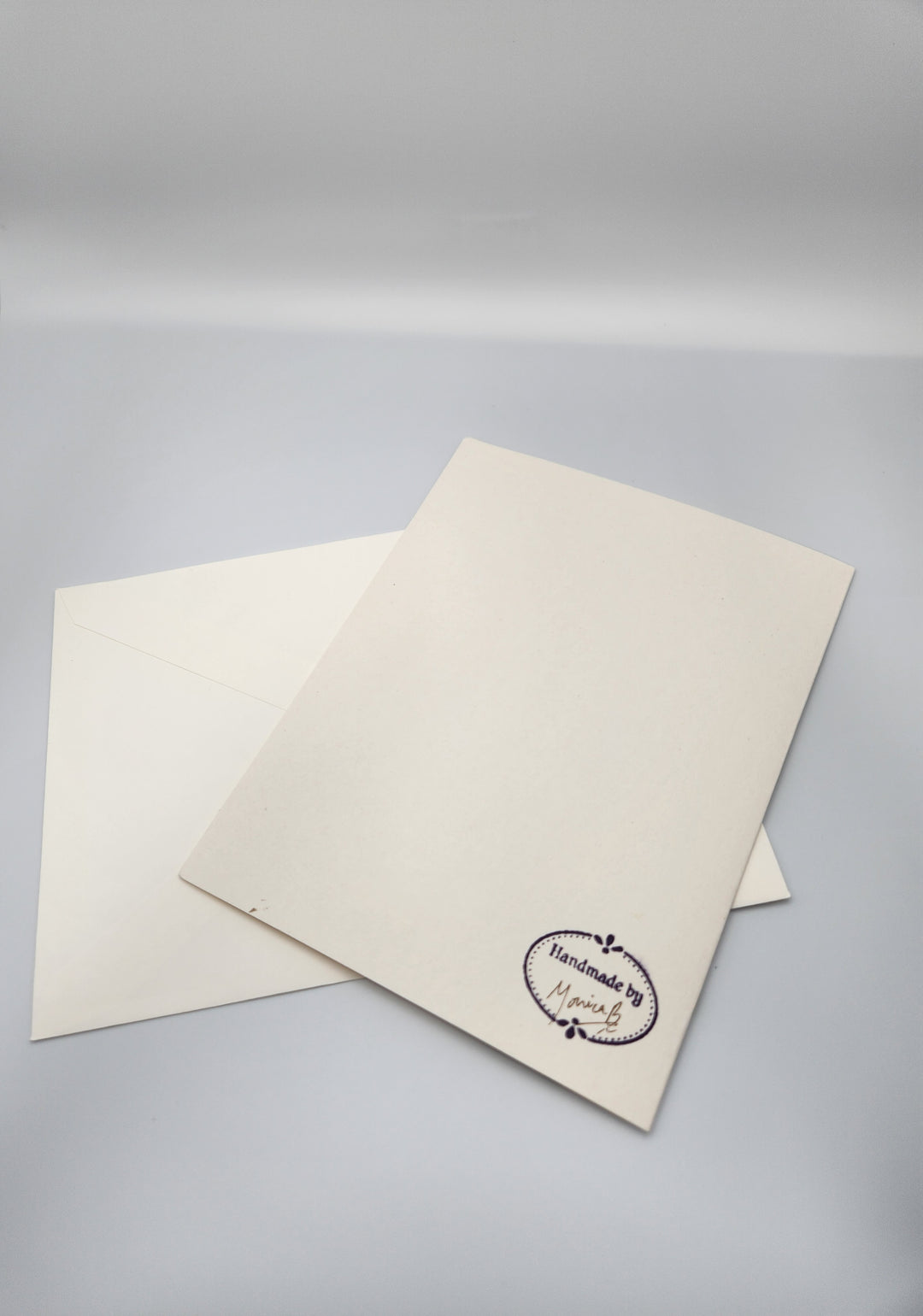 Hand painted floral card