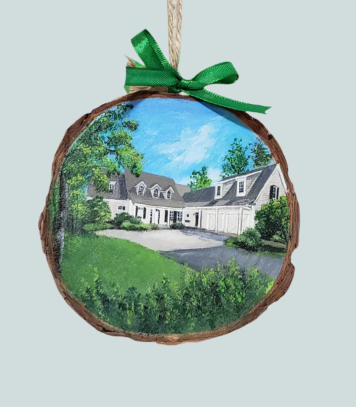 Custom Personalized Home Portrait ornament-4