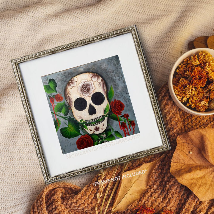 Love After Death -Sugar skull print of the award winning painting