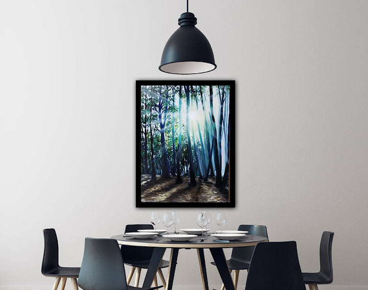 Shinning Through - Original Acrylic painting.