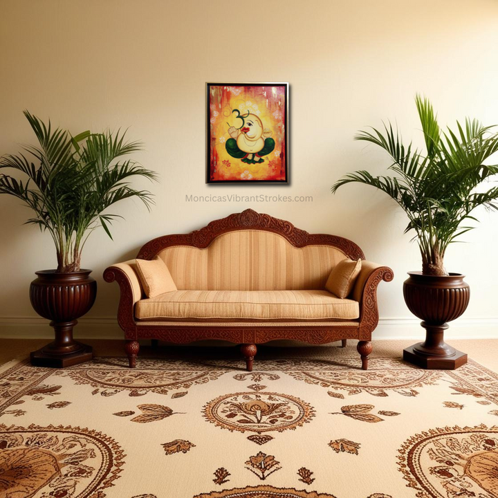 OM Ganesha – Semi-Abstract Hindu Art of Meditation and Divine Energy
