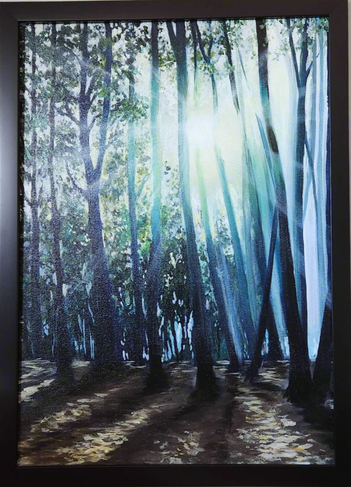 Shinning Through - Original Acrylic painting.