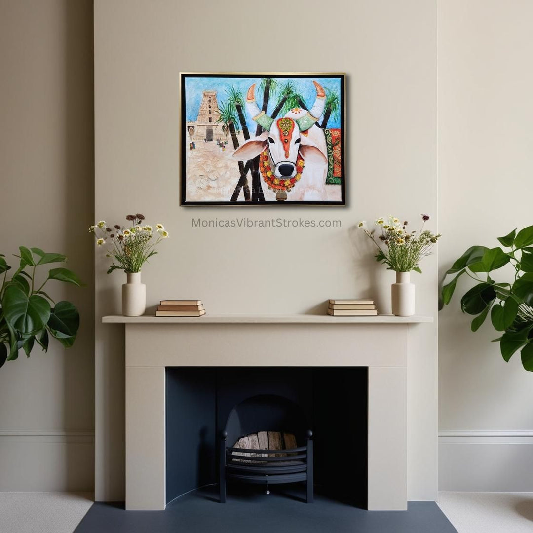 Harvest Hero - Indian Cow painting