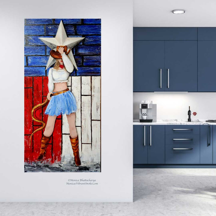 Sassy Lassie -Cowgirl Painting