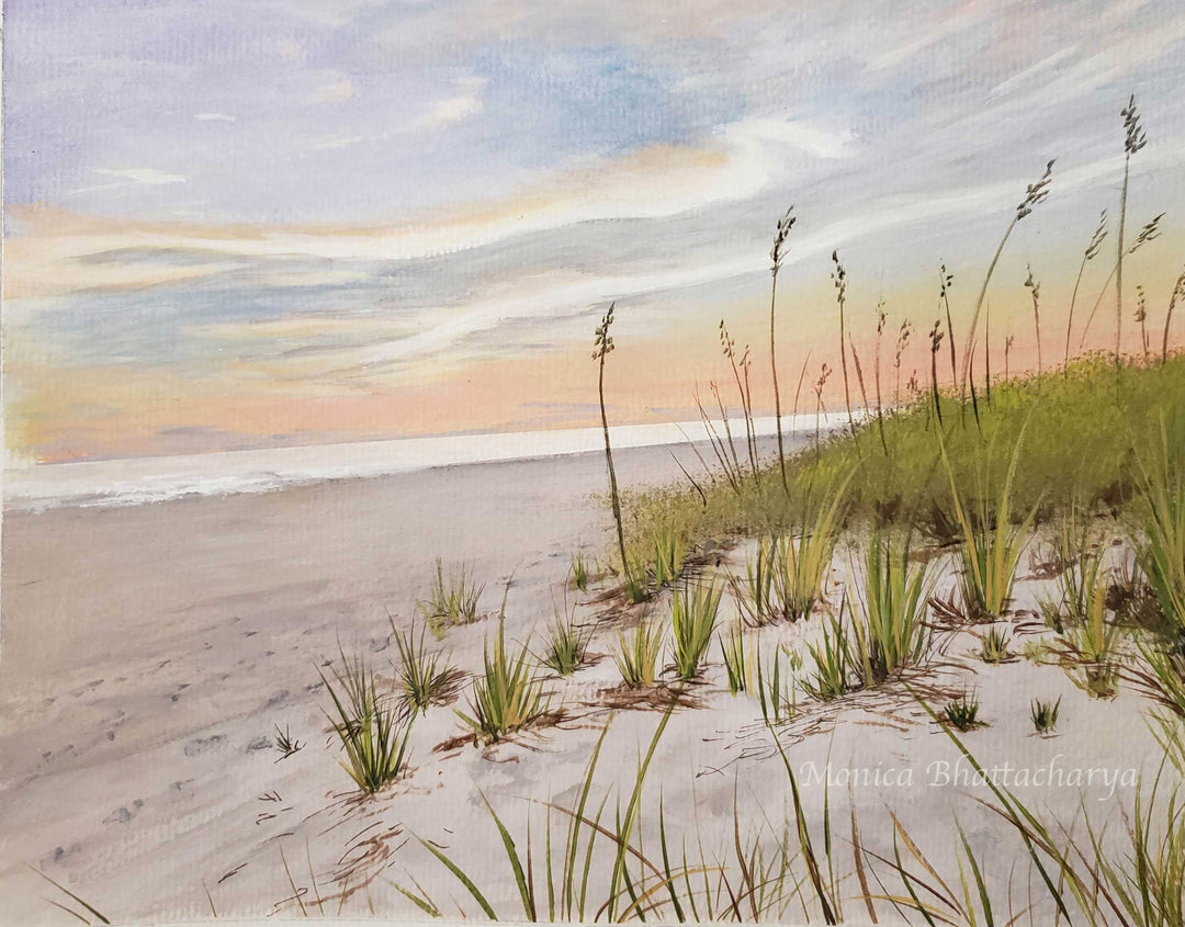 Custom Landscape / sea scape beach painting