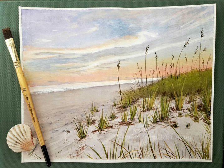 Custom Landscape / sea scape beach painting